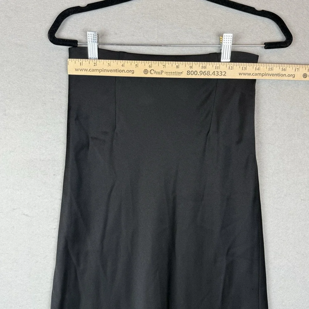 Lafayette 148 Black High Waisted Midi Trumpet A-Line Preppy Skirt Sz‎ 4 *read